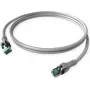 ZVK GMBH DualBoot Cat.6A S/FTP push-pull patch kabel, siv, 7,5 m