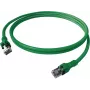 EasyLan DualBoot Push patch kabel Cat.6A S/FTP zelen 7,5m