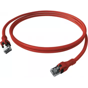EasyLan saCon DualBoot patch kabel S/FTP rdeč 3,00m Cat.6A