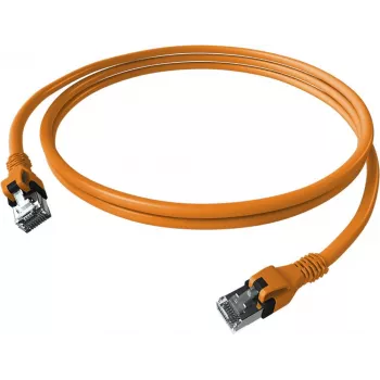 EasyLan DualBoot Push patch kabel Cat.6A S/FTP oranžen 7,5m