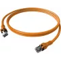 EasyLan DualBoot Push patch kabel Cat.6A S/FTP oranžen 7,5m