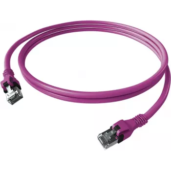 EASYLAN CPP1OVAVAV0050 DualBoot Push patch kabel Cat.6A S/FTP oklopljen vijoličen 5,0m