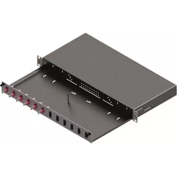 ZVK EasyLan optični razdelilni panel Basic LSB0A224 razred C 1U 12 portov 6x LC duplex OM4