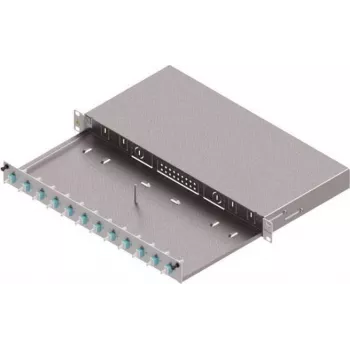 ZVK EasyLan optični patch panel Basic LSB0B223 razred C 1U 12 portov 12x LC duplex OM3 - optično vlakno (LSB0B223)