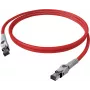 EasyLan VarioBoot patch kabel Cat.6A S/FTP rdeč 1,0 m