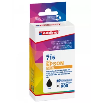 EDDING združljiva kartuša s črnilom črna za Epson 503XL T09R1 (18-715)