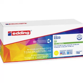 Edding EDD-2223 rumena kartuša s tonerjem, združljiva s HP 117A (W2072A) – 700 strani