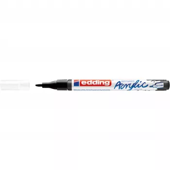 EDDING 5500 akrilni marker črni 0,7 – 1,0 mm, 1 kos