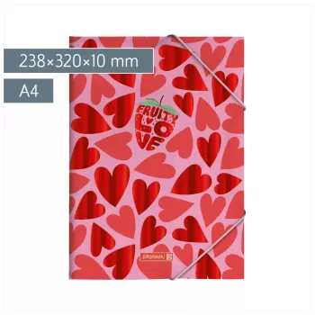 BRUNNEN Fruity Love Collection mapa A4 roza/rdeča, 1 kos (1041604522)
