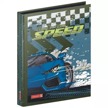 Brunnen Fast Wheels mapa z obroči modra
