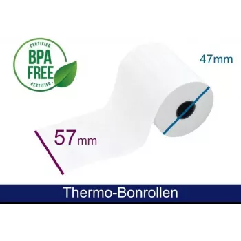 ARTDEV termični zvitek 57x47x12 mm 25 m 48 g/m² s prednatisnjenim besedilom obremenitve