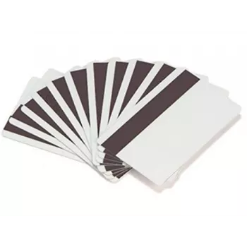 ARTDEV prazna kartica PVC - 30mil 0,76mm z neprogramiranim magnetnim trakom Hi-Co - bela