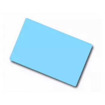 ARTDEV prazna kartica PVC – 86 x 54mm 30mil 0,76mm svetlo modra