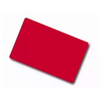 ARTDEV prazna rdeča kartica PVC - 30mil 0,76mm - CR80 - posamično