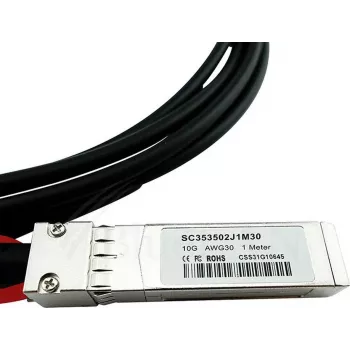 BlueOptics 37-1197-01-BL združljiv Cisco 10GBASE-CR aktivni SFP+ na SFP+ Direct Attach kabel, 3m, AWG30