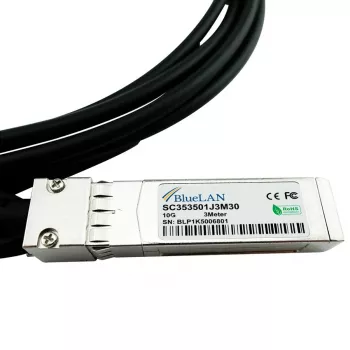 BlueOptics SFP-10G-DAC-0.5M-TL-BL združljiv BlueLAN DAC SFP+ kabel 0,5 m