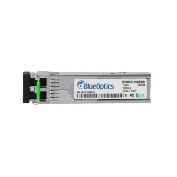 Synology SFP-1G-ZX-160KM združljiv BlueOptics SFP BO05C156E0D - 1,25 Gbit/s 1000BASE-ZX 1550 nm 160 km LC SMF oddajnik-sprejemnik (transceiver)