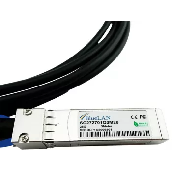 BlueOptics E25G-SFP28-TWX-P-0301 združljiv BlueLAN DAC SFP28, 3m