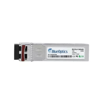 BlueOptics BO35J136S4D združljiv z Ruckus 10G-SFPP-LRM SFP+ oddajnik-sprejemnik (transceiver), LC Duplex, 10GBASE-LRM, večrodovno vlakno, 1310nm, 220m