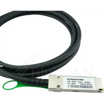 BlueOptics kompatibilni kabel Maipu QSFP-STACK-50 BlueLAN QSFP Direct Attach, 40GBASE-CR4, Ethernet/InfiniBand QDR, 28AWG, 5 metrov (QSFP-STACK-50-BL)