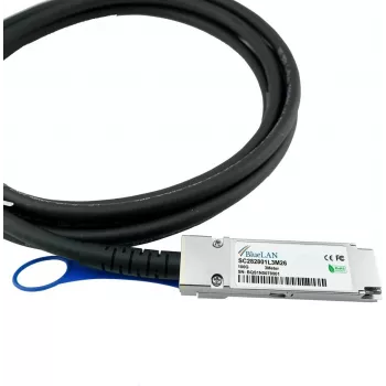 BlueLAN kompatibilni kabel Lenovo 00MP532 QSFP28 Direct Attach, 100GBASE-CR4, Infiniband EDR, 30AWG, 2 metra (00MP532-BL)