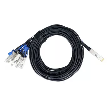 BlueOptics Dell EMC združljiv BlueLAN DAC 200GBASE-CR8 QSFP-DD na 8x SFP28 Breakout kabel 3m