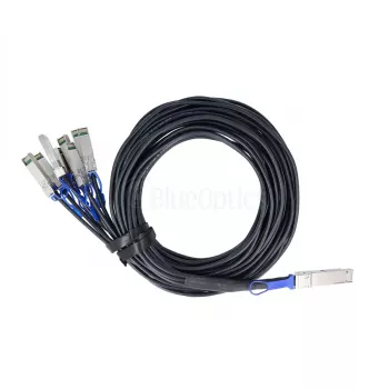 BlueOptics Dell EMC združljiv BlueLAN DAC 200GBASE-CR8 QSFP-DD na 8x SFP28 Breakout kabel 3m