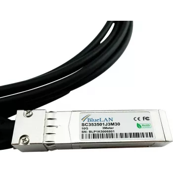 BlueLAN Hirschmann 942 280-004 združljiv DAC SFP+ kabel, 10G, 5 m