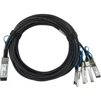 BlueLAN združljiv NVIDIA 980-9I48M-00C01A-NV pasivni Ethernet 100GBASE-CR4 QSFP28 na 4x25GBASE-CR SFP28 Direct Attach Breakout kabel, 2m, AWG26
