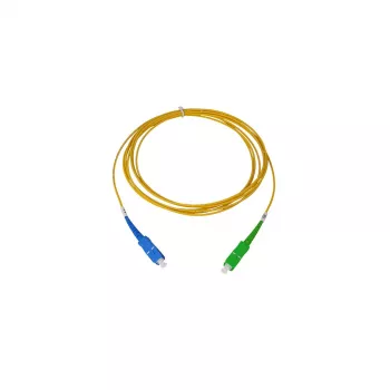 BlueOptics Simplex optični patch kabel SC-UPC/SC-APC enonačinno OS2 9/125µm 50m LSZH moder/zelen