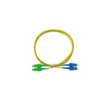 BlueOptics dvojni optični povezovalni kabel SC-UPC/SC-APC enorodovni 0,5 metra