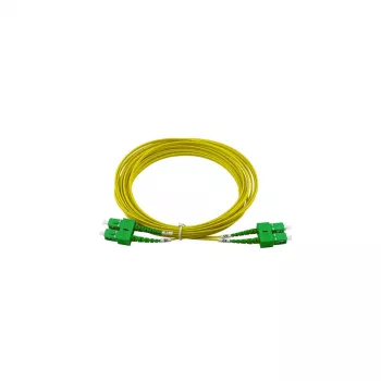 BlueOptics dvojni optični povezovalni kabel SC-APC/SC-APC enorodovni 2 metra