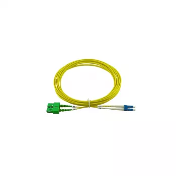 BlueOptics dvojni optični povezovalni kabel LC/UPC-SC/APC enorodovni OS2 1m LSZH