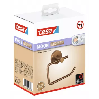 Tesa MOON BRONZE držalo za toaletni papir, samolepilno, kovina
