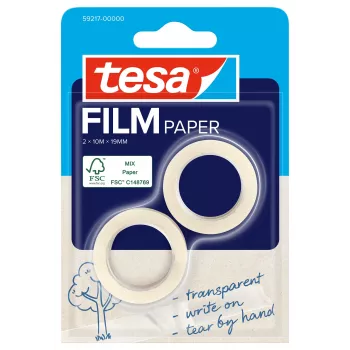 Tesa Film Paper 8x prozoren za pisanje in zgibanje