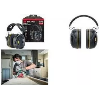 3M WorkTunes Connect 90563E zaščita sluha z Bluetooth, črno-rumena