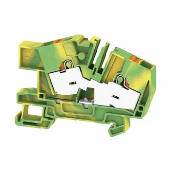 Weidmüller AITB 6 BB 2C PE zaščitna ozemljitvena sponka, PUSH IN, 6 mm², 41 A, 800 V, zeleno-rumena