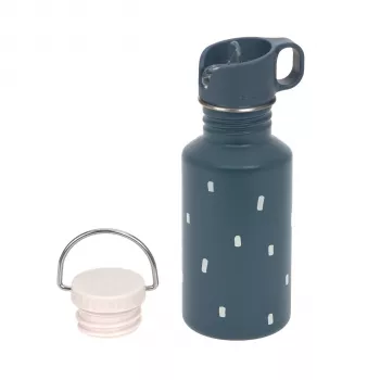 Lassig Happy Prints steklenica iz nerjavnega jekla z dodatnim športnim pokrovom 500 ml mornarsko modra