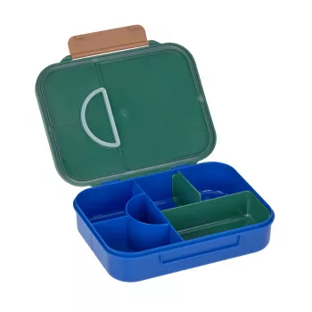 Lassig Bento Little Gang Rainbow Green škatla za malico 1200 ml