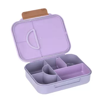 Lassig Bento 12100157012 Little Gang Heart Purple posoda za malico