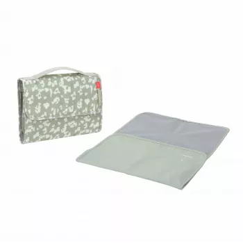 Lässig Green Label previjalna torba XL, Leo, 1,9 l, 26 x 4,5 x 19 cm, z vodoodbojno previjalno podlogo, recikliran poliester, Light Khaki