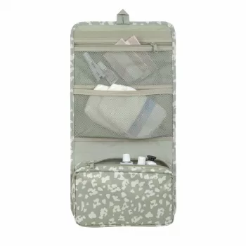 Lässig Green Label previjalna torba XL, Leo, 1,9 l, 26 x 4,5 x 19 cm, z vodoodbojno previjalno podlogo, recikliran poliester, Light Khaki