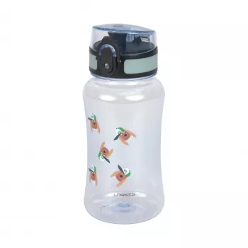 LASSIG steklenička za pitje Tritan 420 ml Tiny Team Dog Mint/Blue