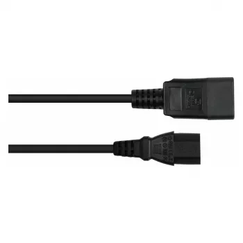 Kabelmeister podaljševalni kabel C20 na C13, črn, 1,0 m