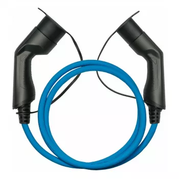 KABELMEISTER polnilni kabel za električna vozila Mode 3, Type 2 vtič na vtičnico, 3-fazni, 16A, 11kW, moder, 7,5m
