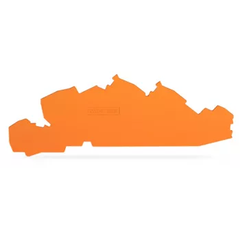 WAGO končna in vmesna plošča 2205-7692, debeline 1 mm, oranžna