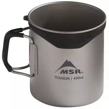 MSR Titan Cup 450ml - ultralahka titanova skodelica za kampiranje