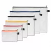 FolderSys 6-delni set dokumentnih torb z zadrgo - A6, B6, A5, B5, A4, B4 - prozoren
