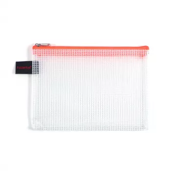 FolderSys A6 torbica z zadrgo prosojna PVC 0,2 mm