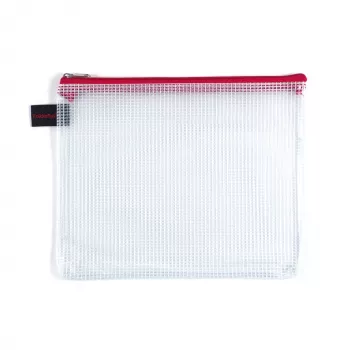 Foldersys B6 vrečka z zadrgo prozoren PVC dokumentna torba